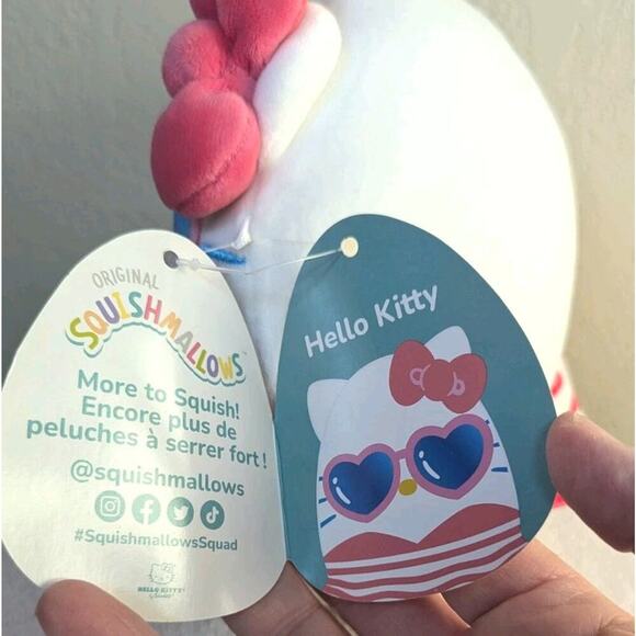 Squishmallows Hello Kitty Sanrio 6" Inch Cute Kawaii Stuffed Animal Kerropi - Picture 7 of 7